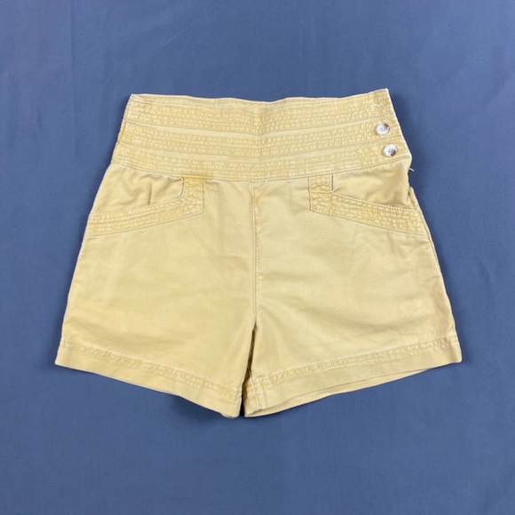 Anthropologie Pants - Mustard Yellow High Waist Shorts 💫